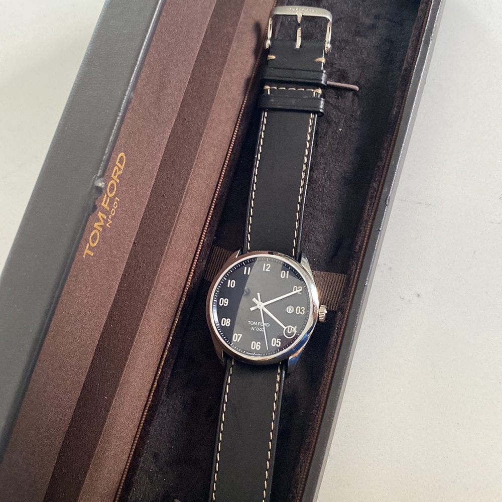 BN TOM FORD
No. 002 Stainless Steel Automatic Leather Strap Watch - Picture 9 of 11